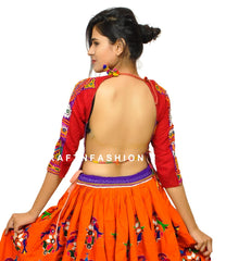 Blouse Kutch Navratri de créateur