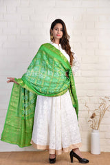 Bandhni Dupatta en soie