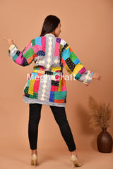 Winter Wear Kantha Applique Jacket