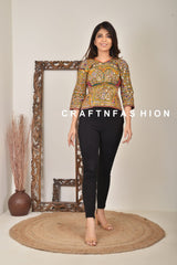 Backless Mirror work Kutch Blouse