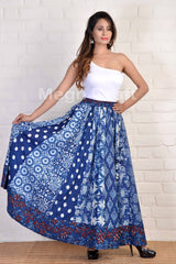 Cotton Indigo Skirt