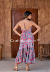 Robe Longue en Soie Grande Taille