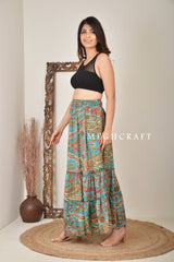 Bohemian Silk Skirt