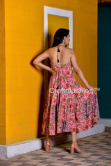 Women Silk Resort Wear Dress