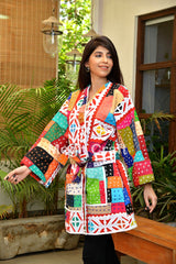 Robe kimono cousue Kantha