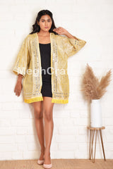 Women Fringe Shrug Cardigan