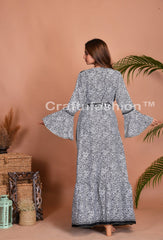 Kimono de mode européen gris