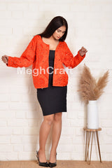 Indian Mirror Work Designer Jacket