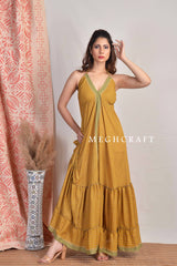 Silk Flowy Resort Wear Dress