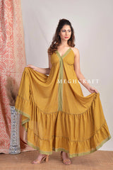 Silk Flowy Resort Wear Dress