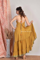 Silk Flowy Resort Wear Dress