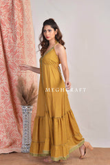 Silk Flowy Resort Wear Dress