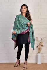 Round Kantha Stitch Dupatta