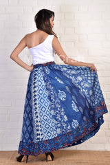 Cotton Indigo Skirt