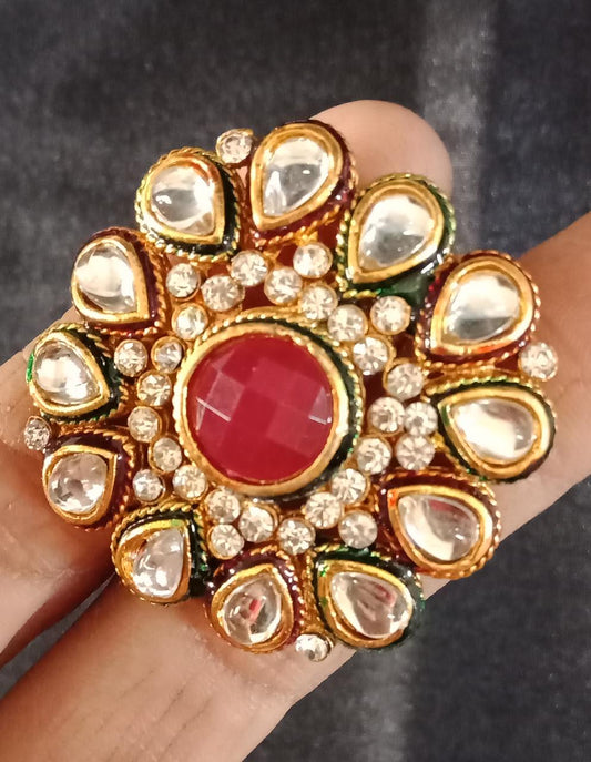 Designer Kundan Ring