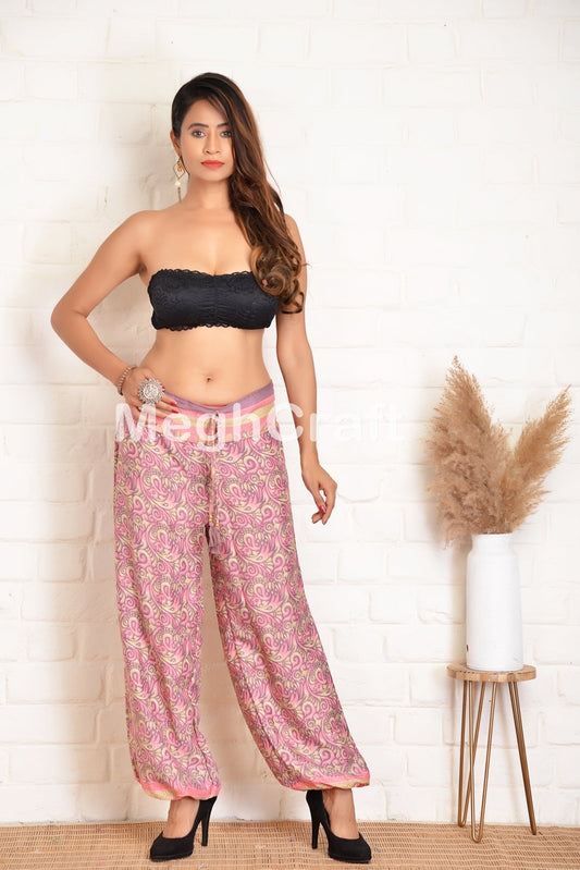 Indian Recycled Silk Harem Pant