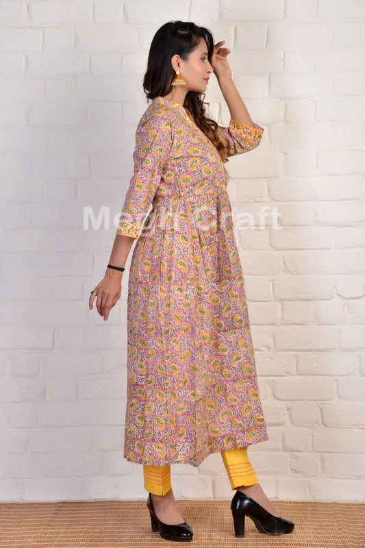 Designer Paisley Long Kurti Tunic