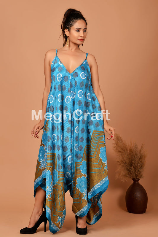 Beach Wear Overall Maxi Jumpsuit