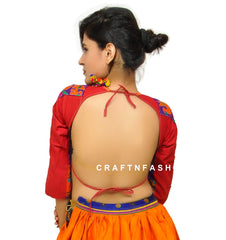 Blusa tribal bordada Kutch