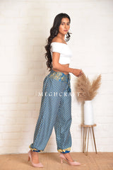 Upcyled Sari Silk Harem Pant