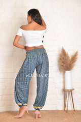 Upcyled Sari Silk Harem Pant