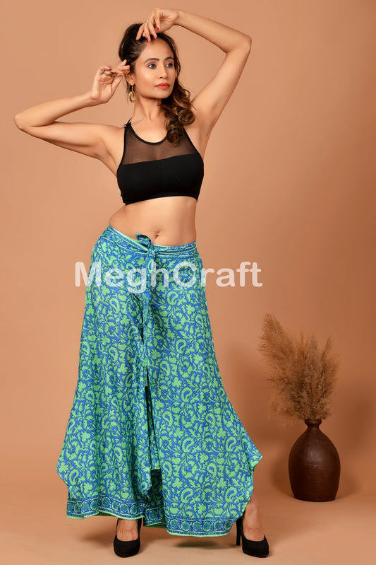 Bohemian Slit Pant With Belt