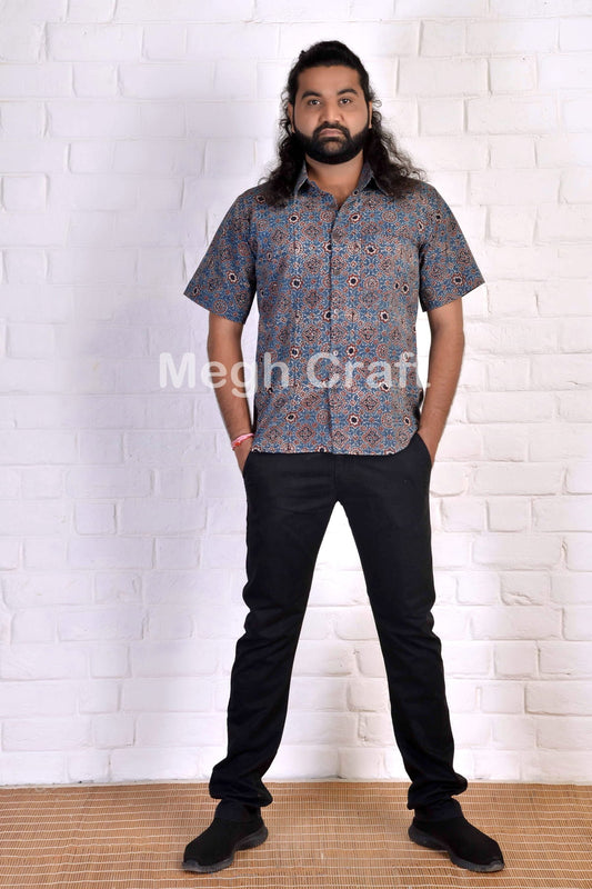 Block Printed Men's Shirt