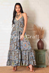 Belly Dance Wear Silk Maxi Dress