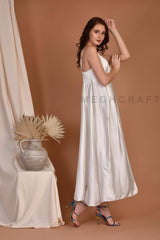 Bridesmaid Satin Dress