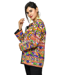 Chaqueta Boho bordada a mano