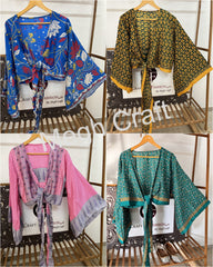 Wholesale Bell Sleeve Tie Tops