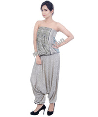 Summer Wear Silk Jumpsuit