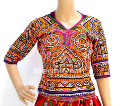 Blusa de trabajo con espejo Banjara Kutch