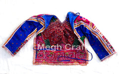 Embroidered Backless Kutch Blouse