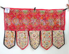 Vintage Hand Embroidered Door Hanging