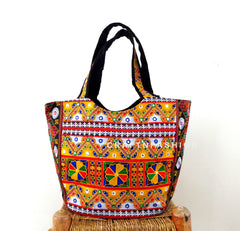 Sac fourre-tout bohème patchwork