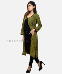 Ajrakh Handblock Printed Shrug