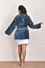 Bohemian Floral Valvet Jacket