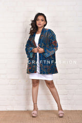 Bohemian Floral Valvet Jacket