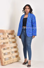 Women Silk Quilted Jacket