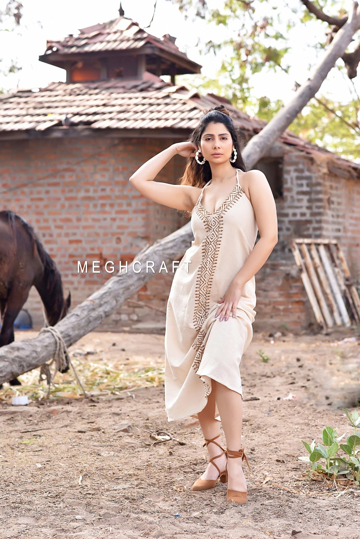 Hemp Cotton Maxi Dress