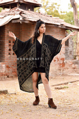 Robe kimono en coton Poncho Kaftan