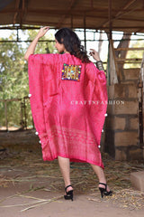 Traditional Silk Kaftan Dress