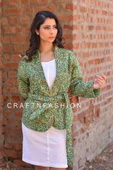 Silk Reversible Quilted Jacket