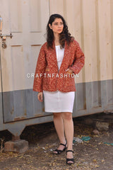 Boho Fashion Silk Quilted Jacket