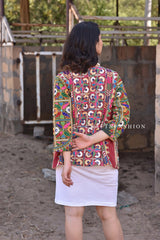 Bohemian Embroidered Jacket Coat