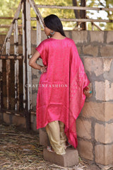 Vintage Kaftan Dress With Dhoti Pant