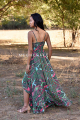 Beach Wear High Low Maxi Dress