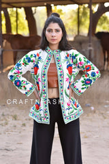 Authentic Suzani Embroidered Jacket