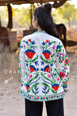 Authentic Suzani Embroidered Jacket